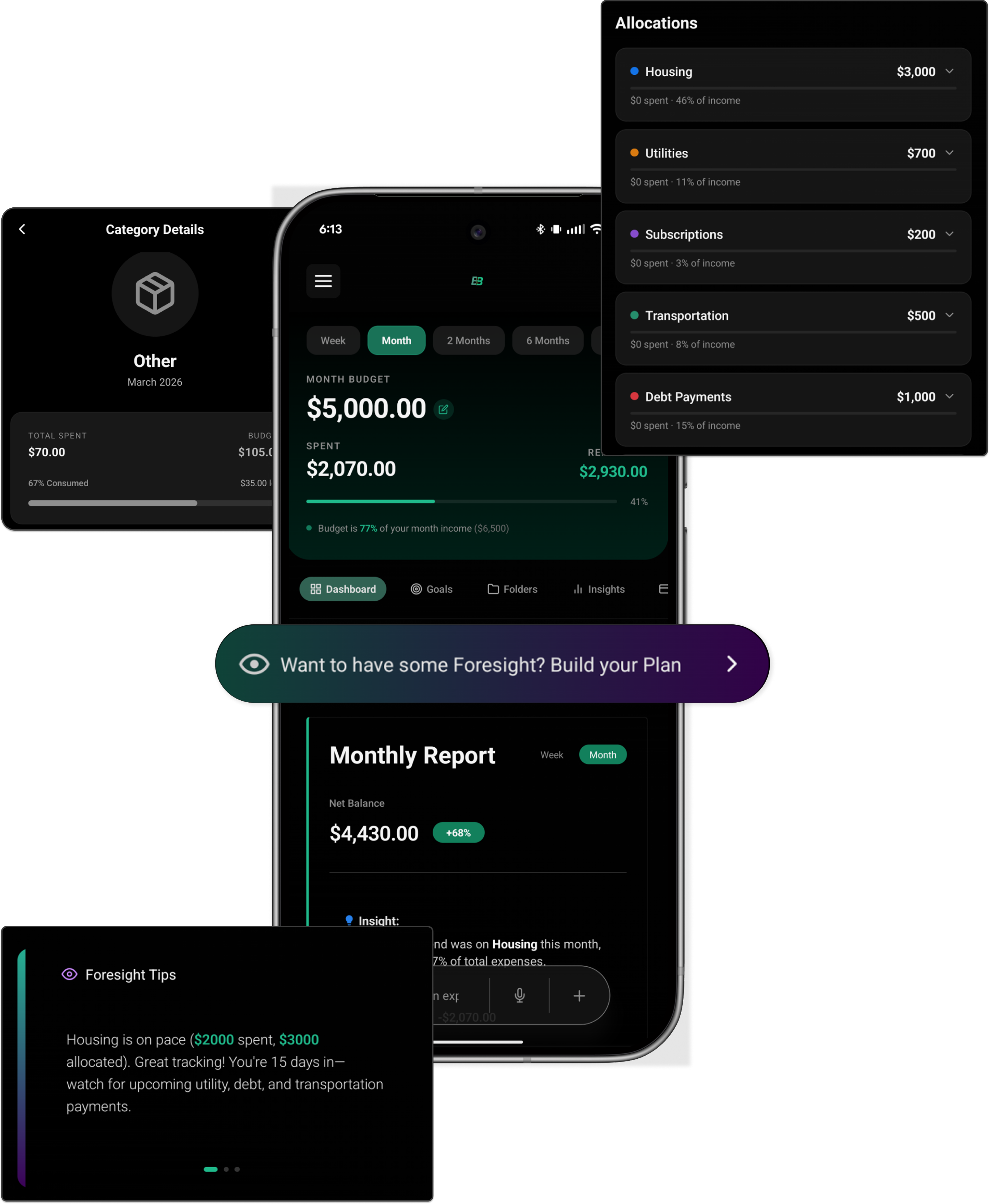 BudgetBuddi app screenshot